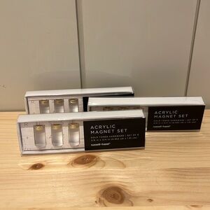 Russell+Hazel Acrylic Magnet Set- gold toned hardware